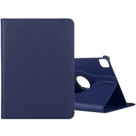 Mobigear DuoStand iPad Pro 11 Inch (2021) Hoes Draaibare Bookcase - Donkerblauw