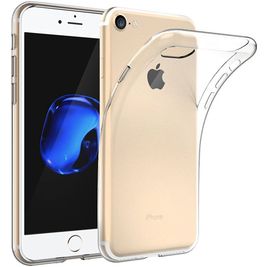 Mobigear Ultra Thin Doorzichtig iPhone 8 Hoesje Flexibel TPU Extra Dun Backcover - Transparant