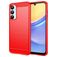 Mobigear Brushed Slim Samsung Galaxy A56 Hoesje Flexibel TPU Backcover - Rood