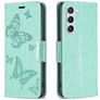 Mobigear Butterfly Samsung Galaxy S23 Hoesje Bookcase Portemonnee - Groen