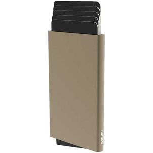 Valenta Cardprotector Aluminium Pasjeshouder - 5 Pasjes - MagSafe Compatible - Titanium Gold