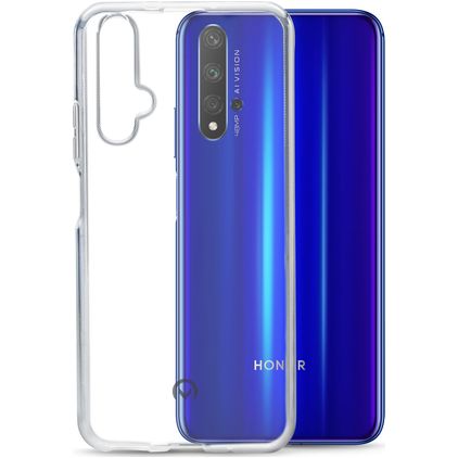 Mobilize Gelly Doorzichtig HONOR 20 Hoesje Flexibel TPU Backcover - Transparant
