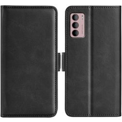 Mobigear Slim Magnet Motorola Moto G42 Hoesje Bookcase Portemonnee - Zwart
