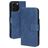 Mobiparts Classic Wallet MagSafe iPhone 16 Pro Max MagSafe Hoesje Bookcase Portemonnee - Steel Blue