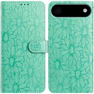 Mobigear Flowers iPhone Air Hoesje Bookcase Portemonnee - Groen