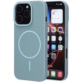 Mobiparts Slim Line iPhone 16 Pro MagSafe Hoesje Hardcase Backcover - Sage Green