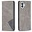 Mobigear Rhombus Slim Nothing Phone (1) Hoesje Bookcase - Grijs