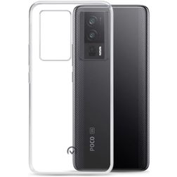 Mobilize Gelly Doorzichtig POCO F5 Hoesje Flexibel TPU Backcover - Transparant