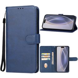 Mobigear Wallet iPhone 16 Pro Hoesje Bookcase Portemonnee - Blauw