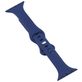 Mobigear Sport Slim Siliconen Apple Watch Bandje Druksluiting - 42/41/40/38 mm - Groen
