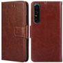 Mobigear Wallet Sony Xperia 1 IV Hoesje Bookcase Portemonnee - Bruin