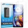 Mobigear Motorola Moto E32 Screenprotector Folie - Case Friendly (3-Pack)