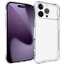 Mobigear Cushion Doorzichtig iPhone 17 Pro Max Hoesje Flexibel TPU Backcover - Transparant