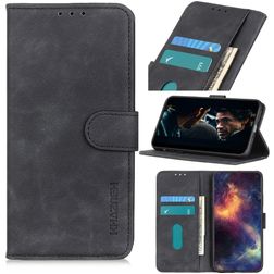 Mobigear Retro Samsung Galaxy S20 Hoesje Bookcase Portemonnee - Zwart