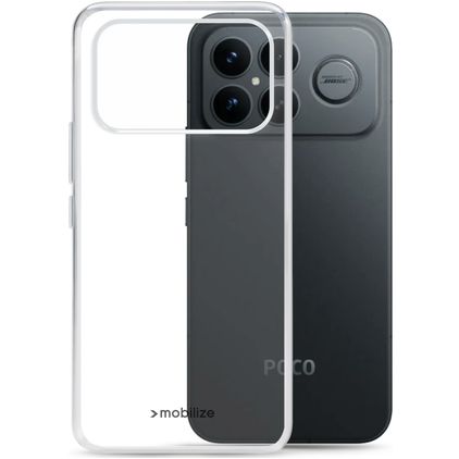 Mobilize Gelly Case Doorzichtig POCO F9 Ultra Hoesje Flexibel TPU Backcover - Transparant
