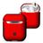 Mobigear Frosted Apple AirPods 2 Hardcase Hoesje - Rood