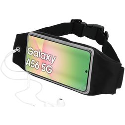 Mobiparts Comfort Fit Belt Telefoonhouder Hardlopen Samsung Galaxy A56 Sport Hoesje Neopreen Heuptas - Zwart