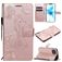 Mobigear Pressed Butterfly Bookcase Case Rose Gold Apple iPhone 12/12 Pro