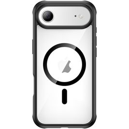 Valenta Full Cover Doorzichtig iPhone Air MagSafe Hoesje Gehard Glas Backcover Shockproof - Transparant