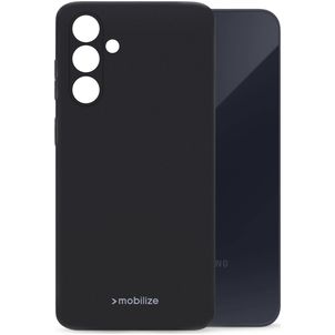Mobilize Rubber Gelly Samsung Galaxy A35 Hoesje Flexibel TPU Backcover - Matt Black