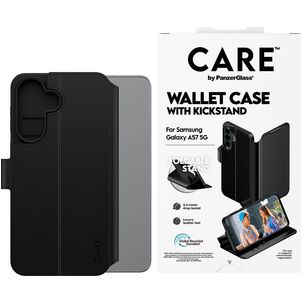 CARE by PanzerGlass Kickstand Samsung Galaxy A57 Hoesje Bookcase Portemonnee - Zwart