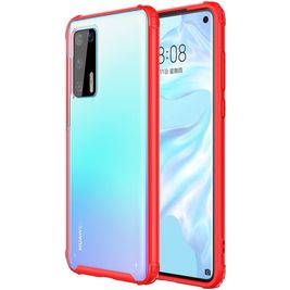 Mobigear Shockproof Huawei P40 Hoesje Hardcase Backcover Shockproof - Rood