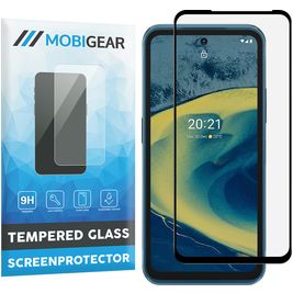 Mobigear Premium Nokia XR20 Glazen Screenprotector - Case Friendly - Zwart