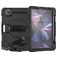 Mobigear SureGrip Xtreme iPad Pro 11 Inch (2025) Hoes Hard Kunststof,Siliconen Backcover + Stylus Houder + Schouderband + Standaard - Zwart