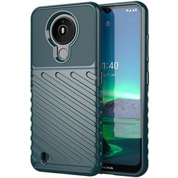 Mobigear Groove Nokia 1.4 Hoesje Flexibel TPU Backcover - Groen