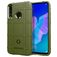 Mobigear Rugged Shield Huawei P40 Lite E Hoesje Flexibel TPU Backcover Shockproof - Groen