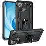Mobigear Armor Ring Xiaomi Mi 11 Lite Hoesje Hardcase Backcover Shockproof met Ringhouder - Zwart