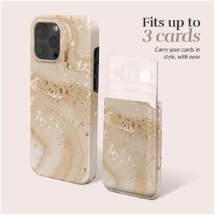 MIO Pasjeshouder - 3 Pasjes - MagSafe Compatible - Gold