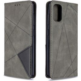 Mobigear Rhombus Slim Samsung Galaxy A41 Hoesje Bookcase - Zwart