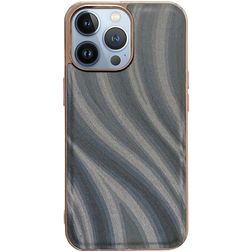 Mobigear Wavy iPhone 14 Pro Hoesje Hardcase Backcover - Zilver