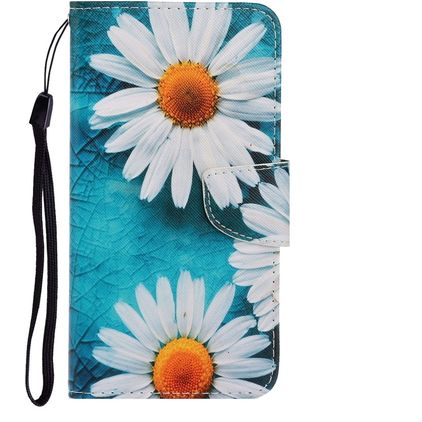 Mobigear Design Xiaomi Redmi 9A Hoesje Bookcase Portemonnee - Madeliefje