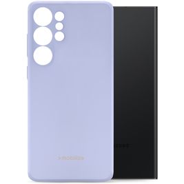 Mobilize Rubber Gelly Samsung Galaxy S24 Ultra Hoesje Flexibel TPU Backcover - Pastel Purple