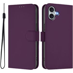 Mobigear Urban Wallet iPhone 16 Plus Hoesje Bookcase Portemonnee - Paars