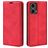Mobigear Retro Slim Motorola Moto G85 Hoesje Bookcase Portemonnee - Rood
