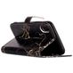 Mobigear Marble iPhone XS Hoesje Bookcase Portemonnee - Zwart