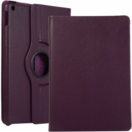 Mobigear DuoStand iPad 8 (2020) Hoes Draaibare Bookcase - Paars