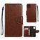 Mobigear Flowers iPhone 11 Hoesje Bookcase Portemonnee - Bruin
