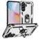 Mobigear Armor ring Samsung Galaxy A37 Hoesje Hardcase Backcover Shockproof met Ringhouder - Zilver