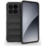 Mobigear Bumpy Xiaomi 15 Hoesje Flexibel TPU Backcover - Zwart