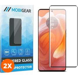 Mobigear Premium Motorola Edge 50 Ultra Glazen Screenprotector - Case Friendly (2-Pack)