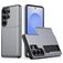 Mobigear Card Samsung Galaxy S26 Ultra Hoesje Hardcase Backcover Shockproof met Pasjeshouder - Grijs