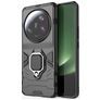 Mobigear Armor Ring Xiaomi 13 Ultra Hoesje Hardcase Backcover Shockproof met Ringhouder - Zwart