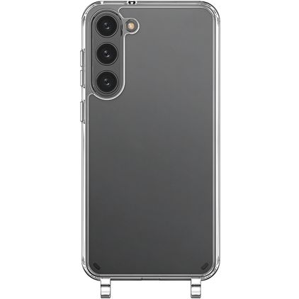 Mobigear Mix & Match Doorzichtig Samsung Galaxy S23 Plus Flexibel TPU Hoesje met koord - Transparant