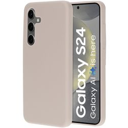 Mobiparts Samsung Galaxy S24 Siliconen Hoesje Backcover - Soft Salmon