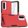 Mobigear Heavy Armor Samsung Galaxy A36 Hoesje Hardcase Backcover Shockproof - Rood