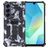 Mobigear Armor Stand Samsung Galaxy A16 Hoesje Hardcase Backcover Shockproof met Standaard - Grijs